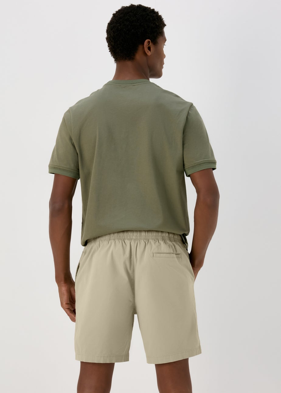 Bone Drawcord Chino Shorts