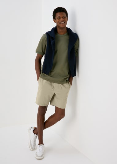 Bone Drawcord Chino Shorts