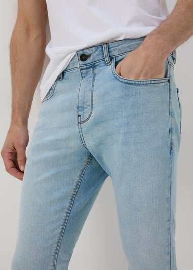 Light Wash Skinny Fit Jeans