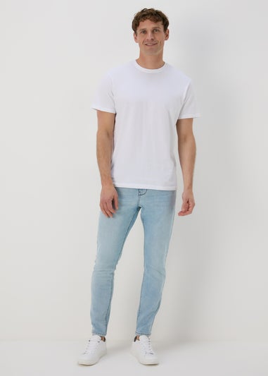 Light Wash Skinny Fit Jeans