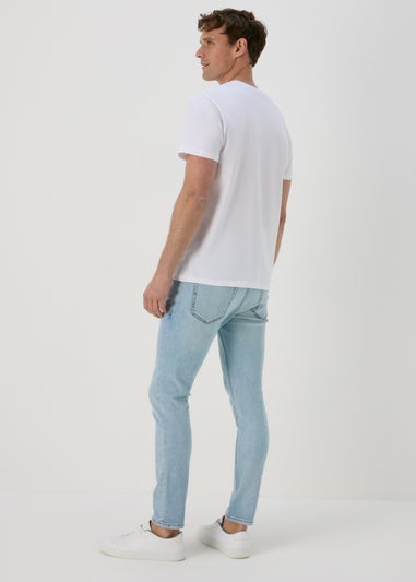 Light Wash Skinny Fit Jeans