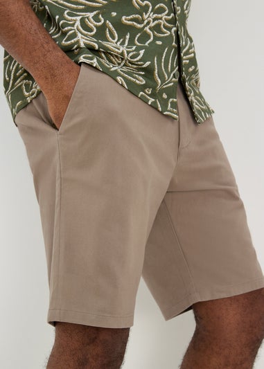 Stone Straight Fit Chino Shorts