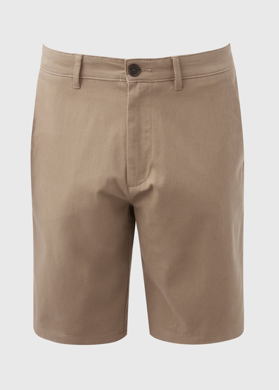 Stone Straight Fit Chino Shorts