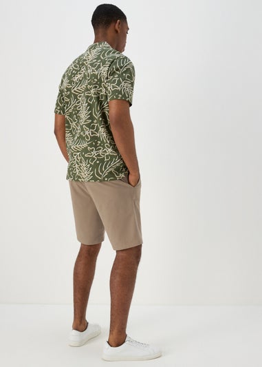 Stone Straight Fit Chino Shorts