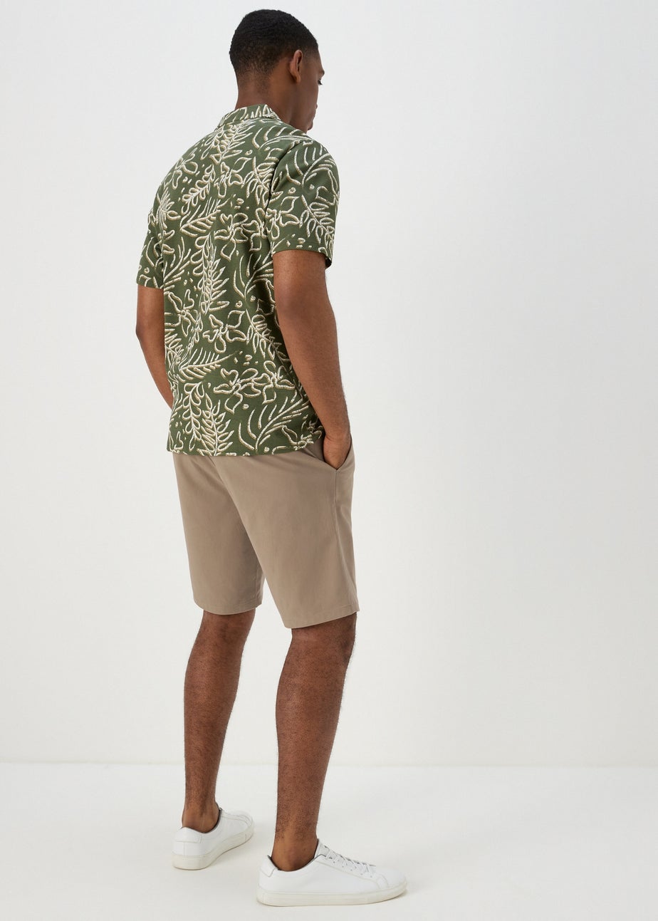 Stone Straight Fit Chino Shorts