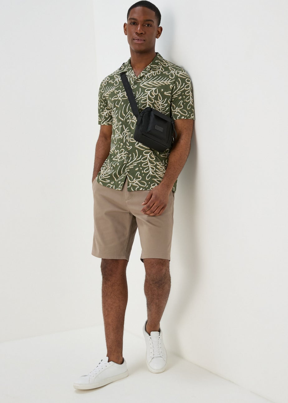 Stone Straight Fit Chino Shorts