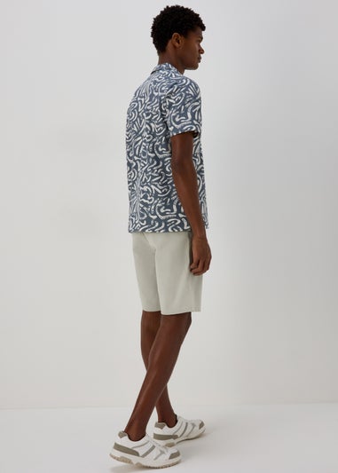 Sage Straight Fit Chino Shorts