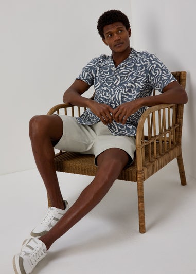 Sage Straight Fit Chino Shorts