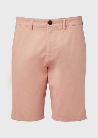 Pink Straight Fit Chino Shorts