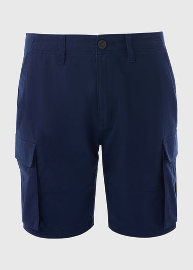 Navy Basic Cargo Shorts