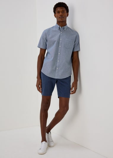 Navy Slim Fit Chino Shorts