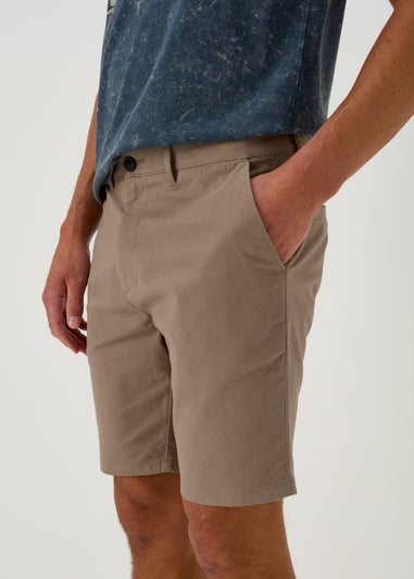 Stone Slim Fit Chino Shorts