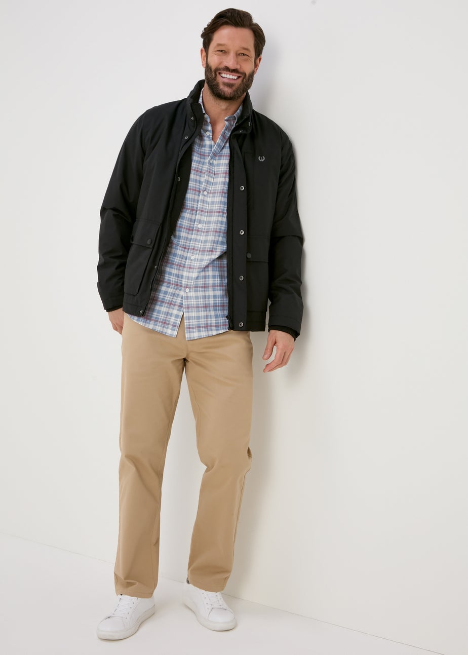 Lincoln Blue Check Textured Shirt