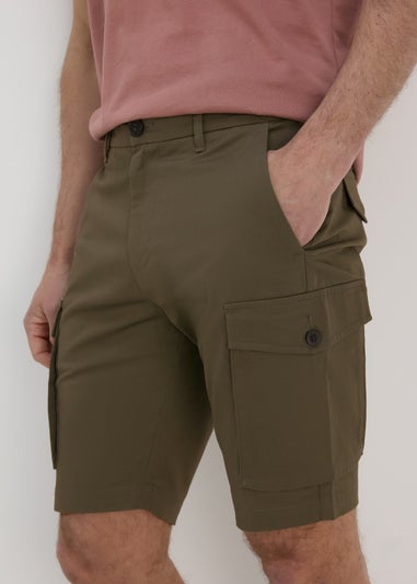 Khaki Cargo Shorts