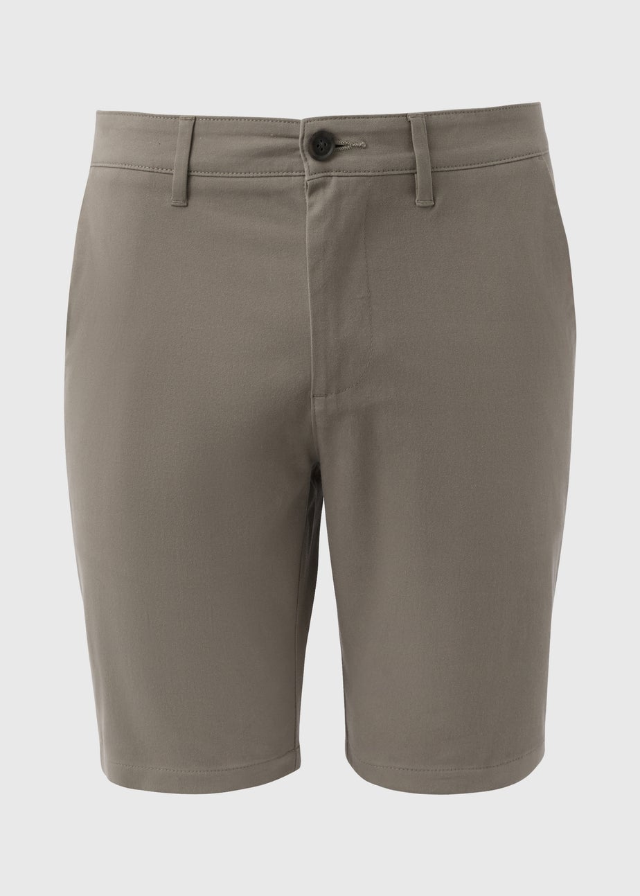 Mushroom Slim Fit Chino Shorts