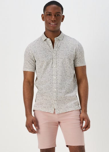 Pink Slim Fit Chino Shorts