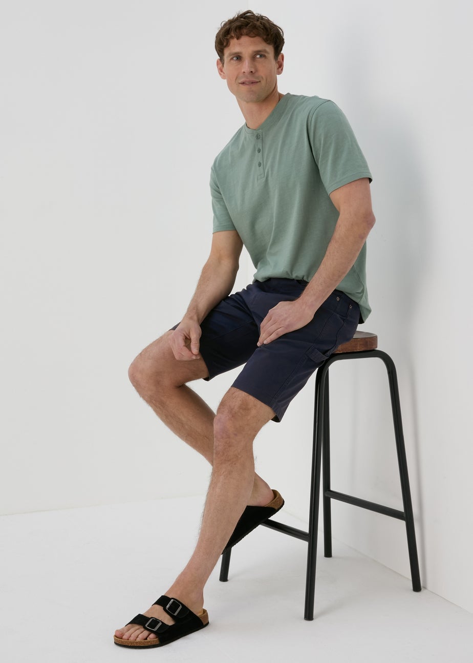 Navy Carpenter Shorts