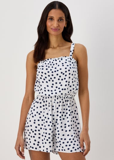 Monochrome Printed Playsuit