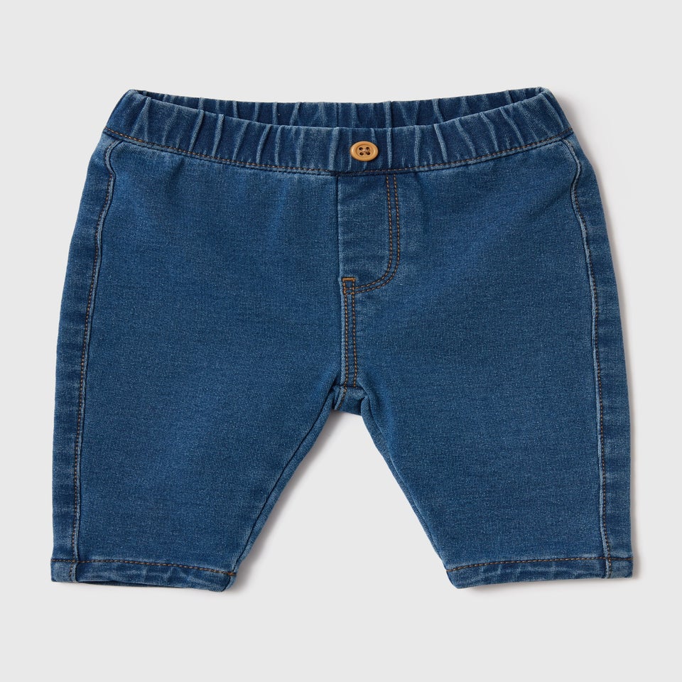Baby Blue Denim Jeans (Newborn-23mths)