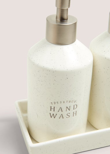 Laundry Co Natural Speckle Basin Set (19cm x 11cm x 3cm)