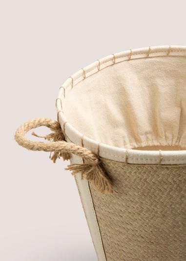 Natural Artisan Laundry Basket
