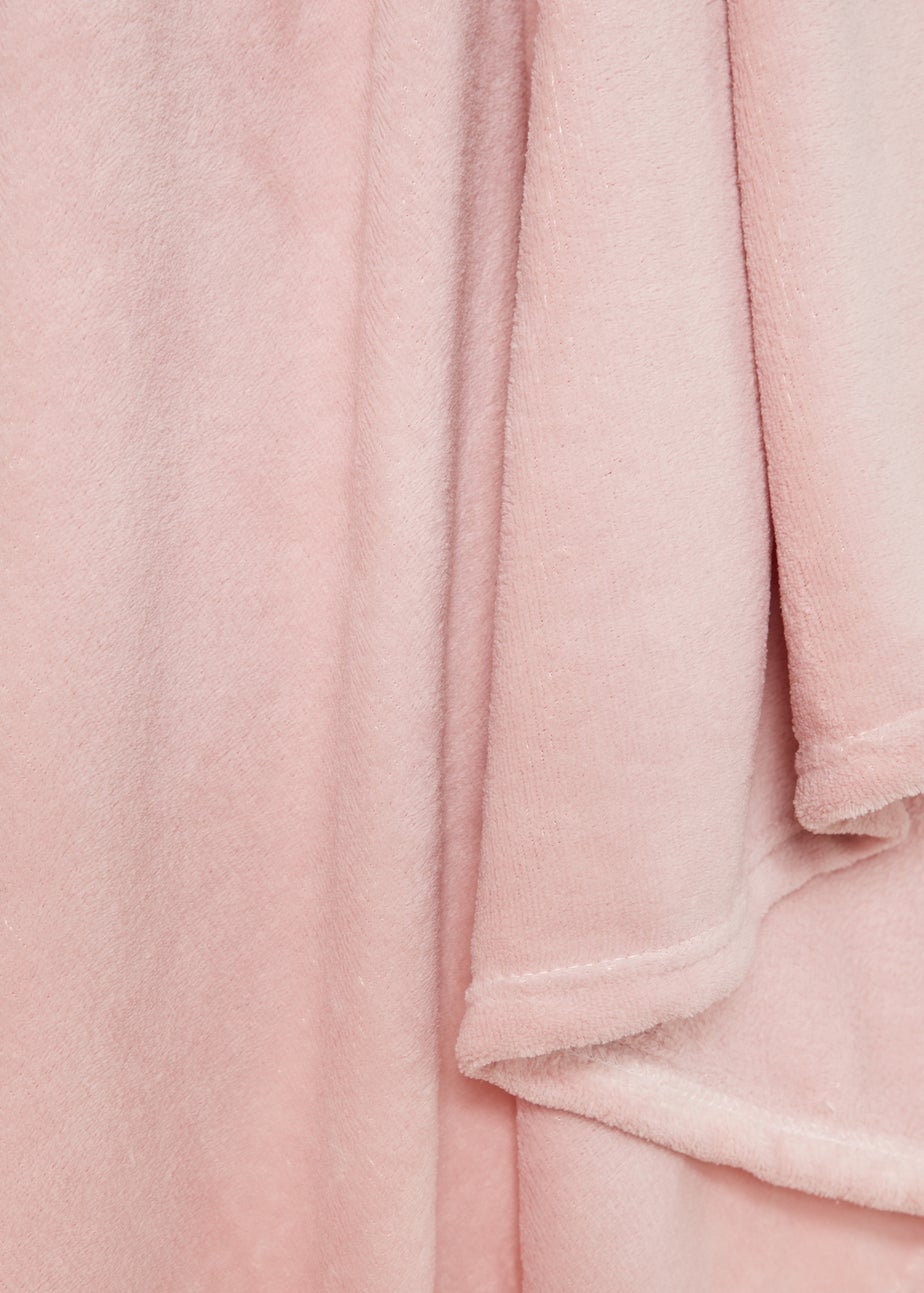 Plain Pink Throw (130cm x 150cm)