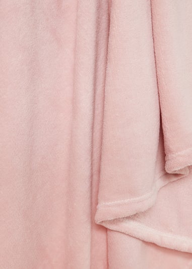 Plain Pink Throw (130cm x 150cm)