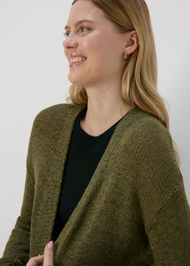 Khaki Knit Cardigan