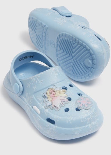 Disney Blue Frozen Clogs (Younger 4-12)