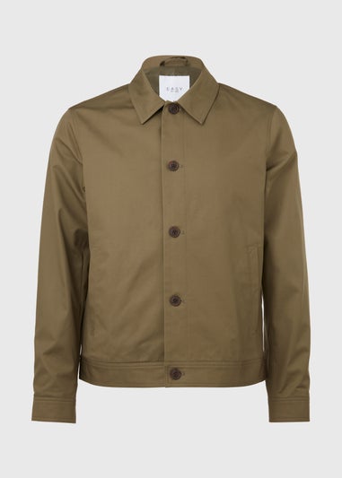 Khaki Smart Shacket