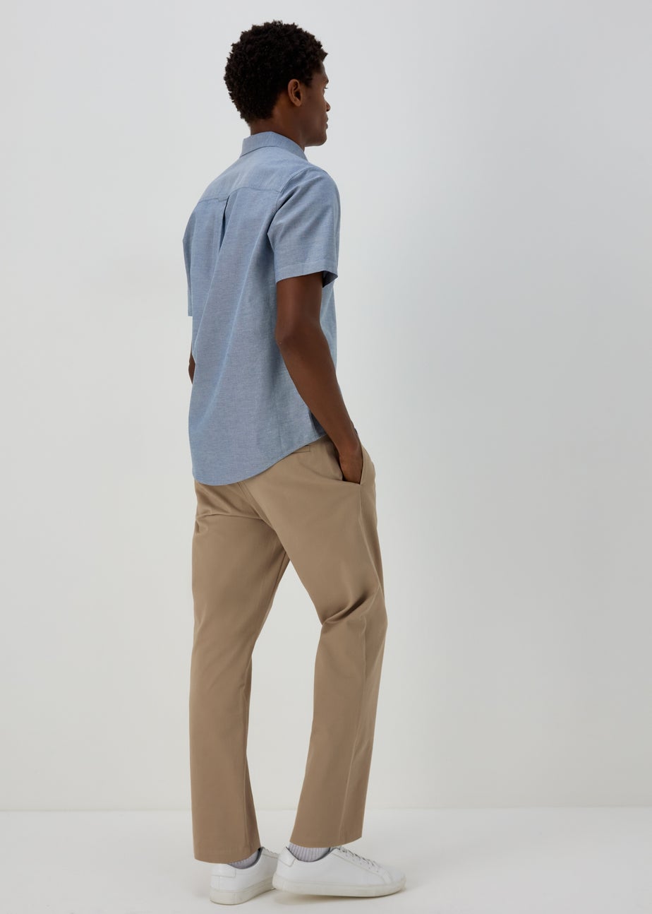 Stone Double Pleated Trousers