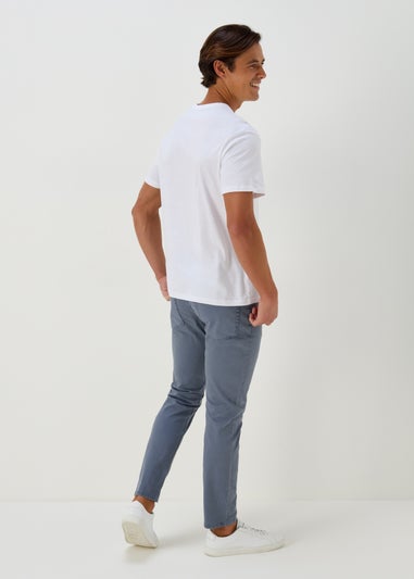 Blue Garment Dye Trousers