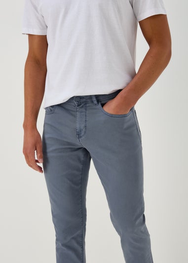 Blue Garment Dye Trousers