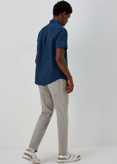 Grey Garment Dye Trousers