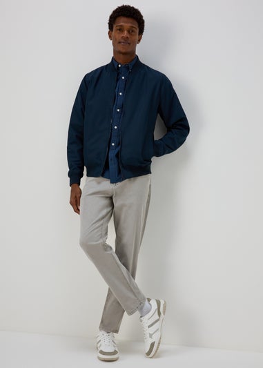 Grey Garment Dye Trousers