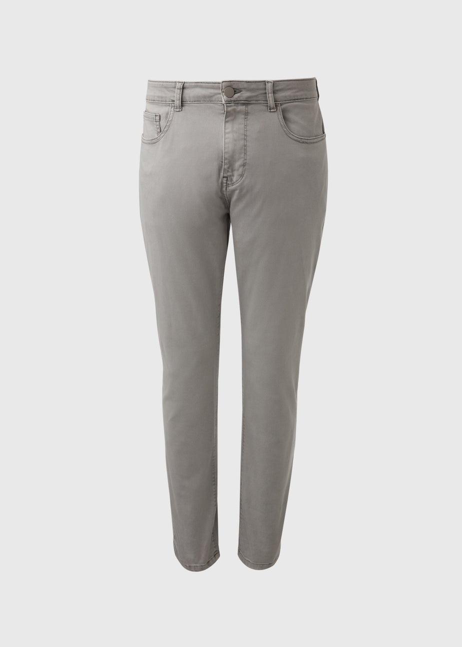 Grey Garment Dye Trousers