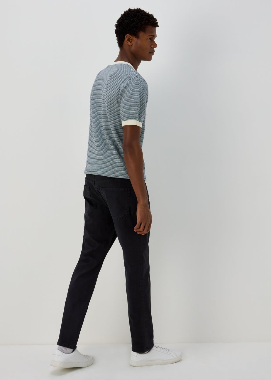 Navy Garment Dye Trousers