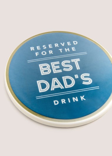 Dad Coaster (10cm x 0.5cm)