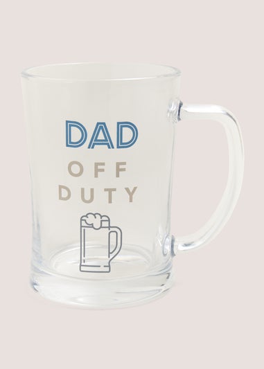Dad Father's Day Beer Glass (10.2cm x 14cm)