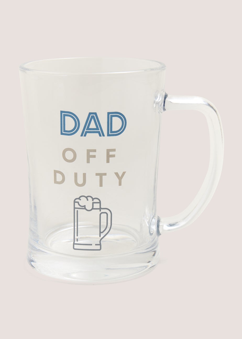 Dad Father's Day Beer Glass (10.2cm x 14cm)