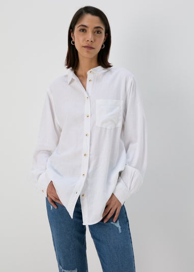 White Linen Shirt
