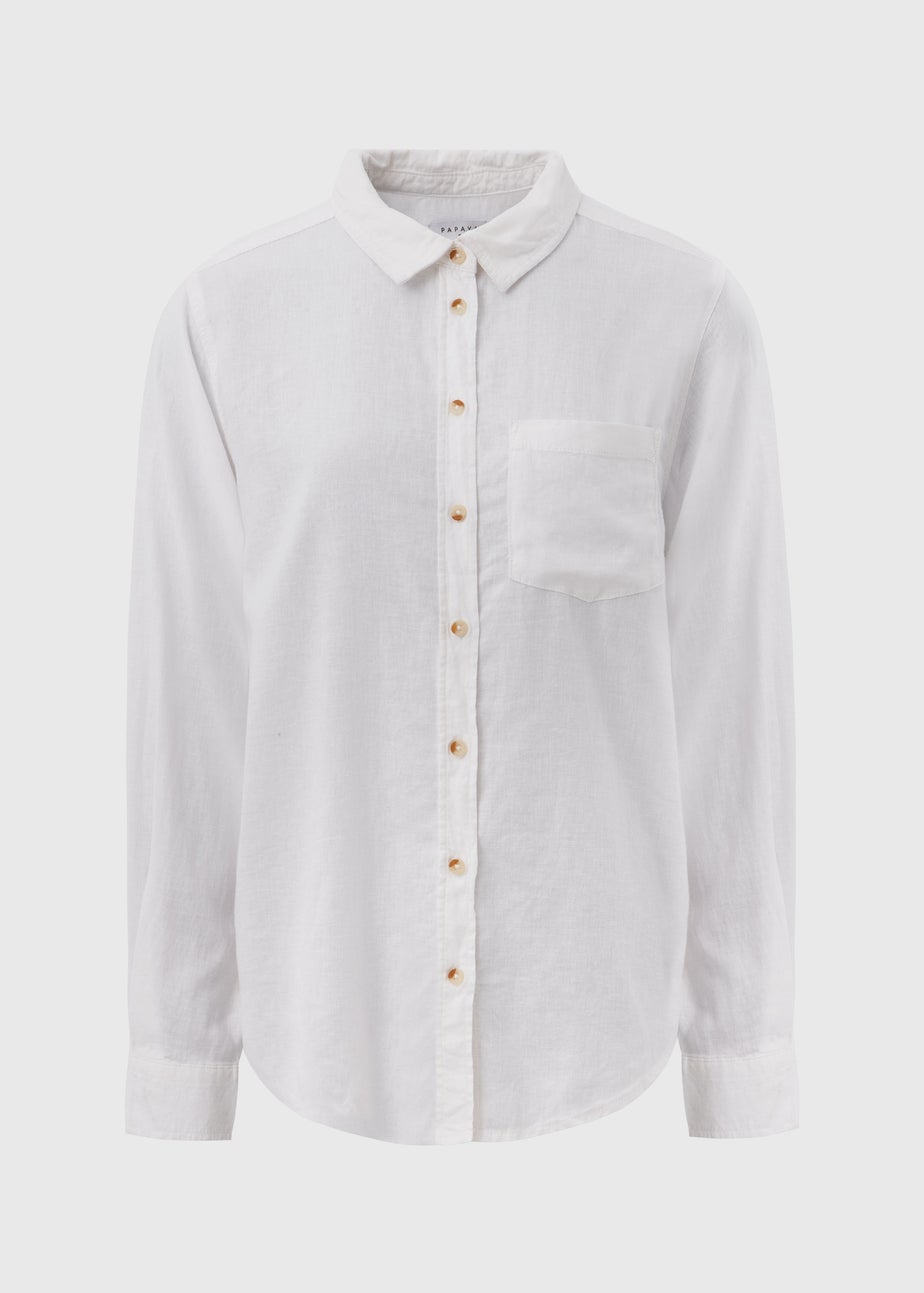 White Linen Shirt