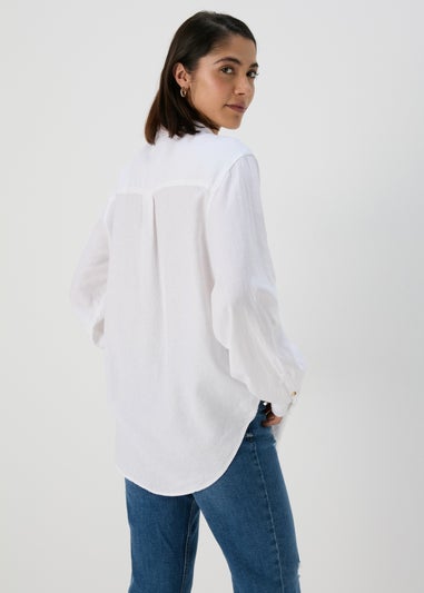 White Linen Shirt