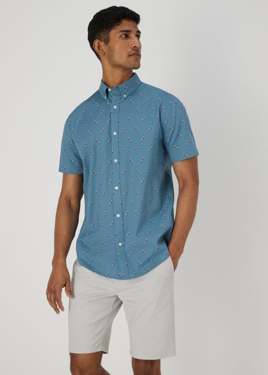 Blue Toucan Short Sleeve Shirt