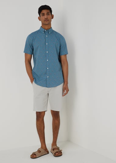 Blue Toucan Short Sleeve Shirt