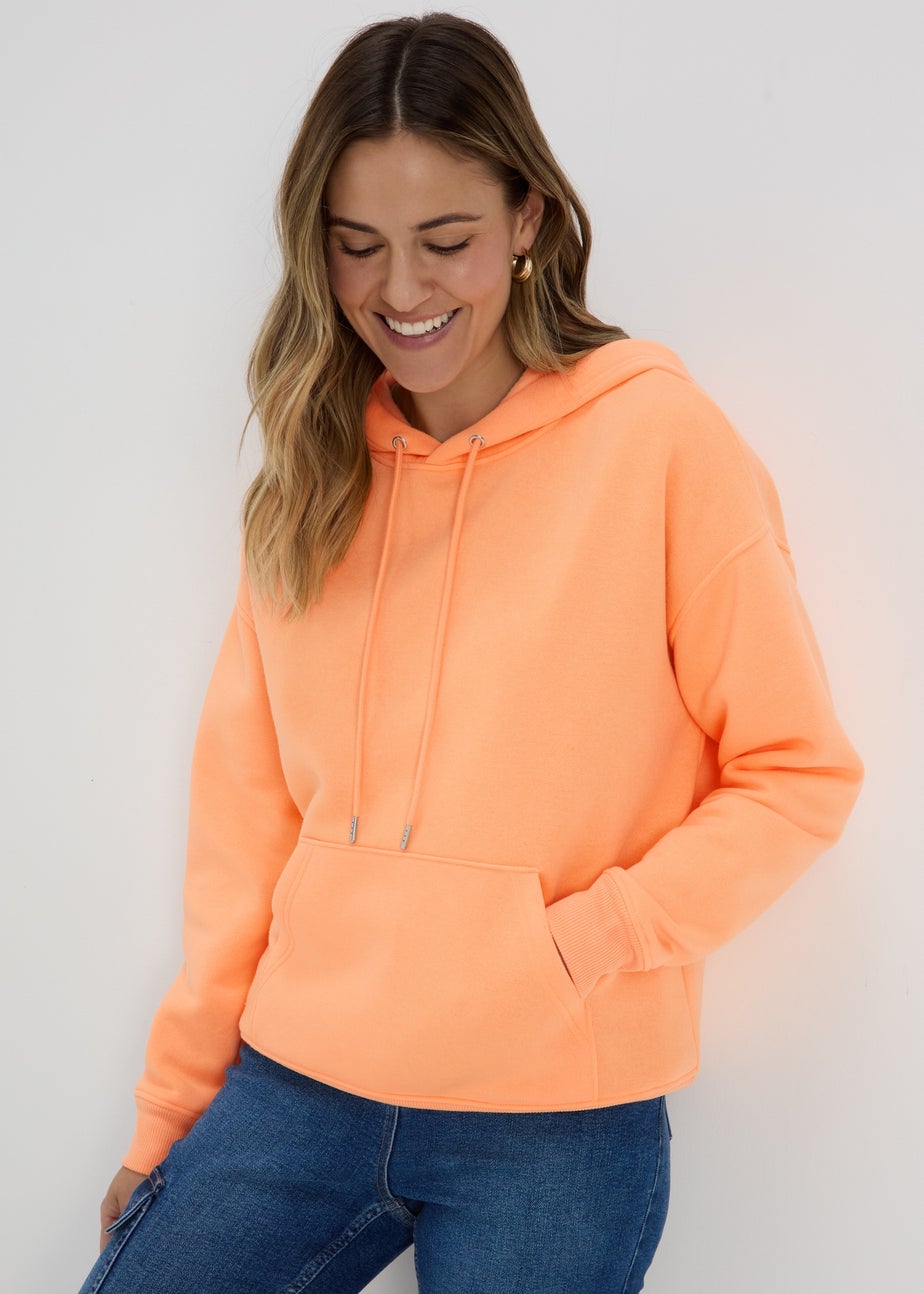 Orange Basic Hoodie