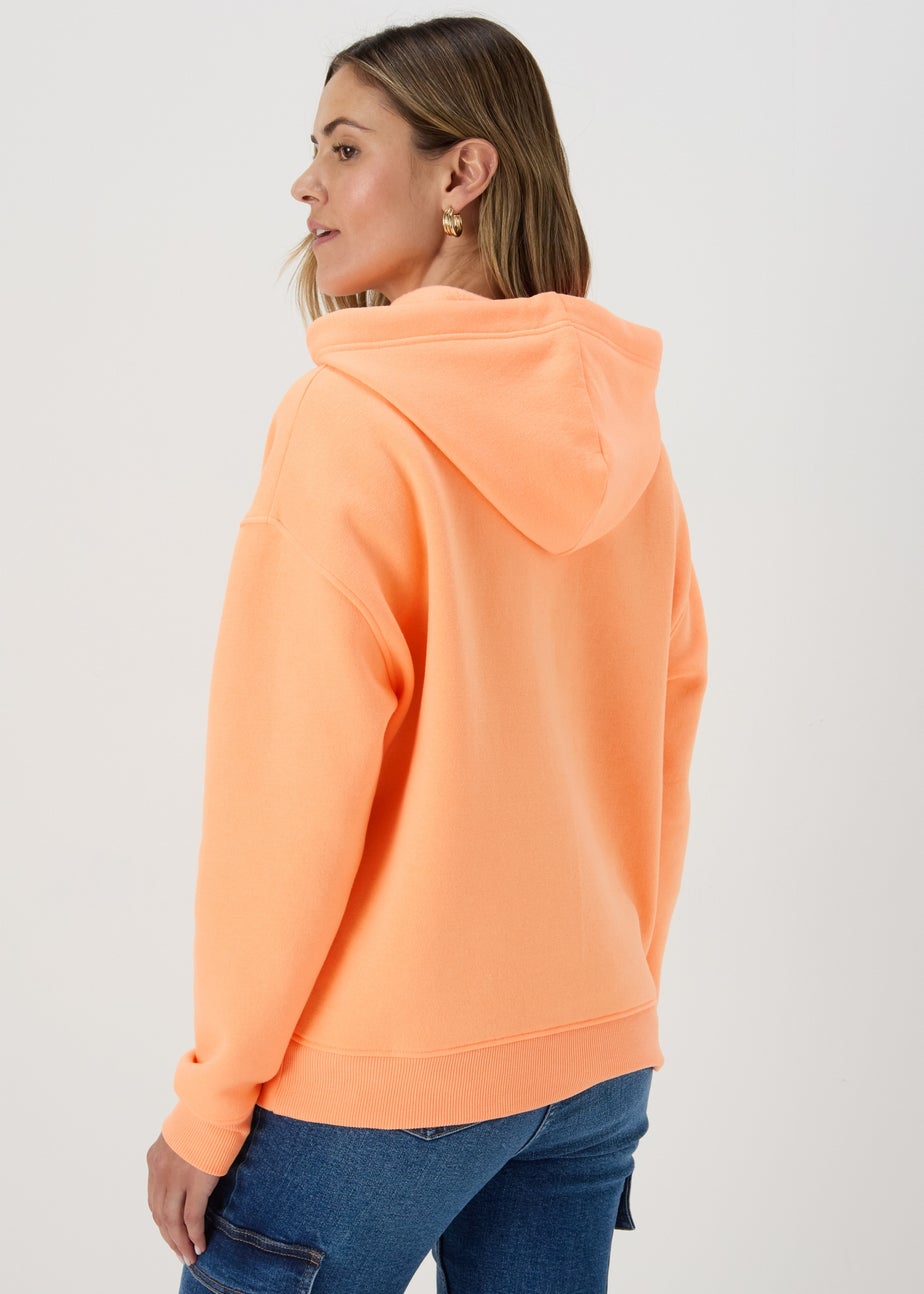 Orange Basic Hoodie