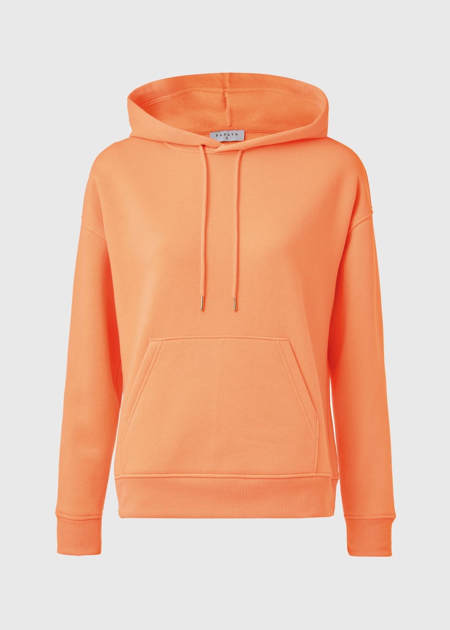 Orange Basic Hoodie