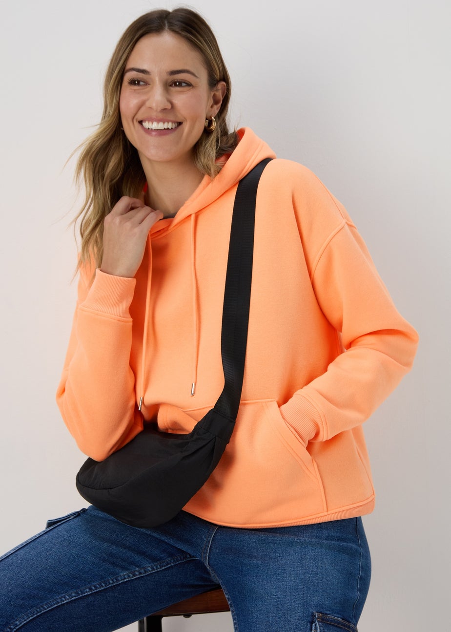 Orange Basic Hoodie