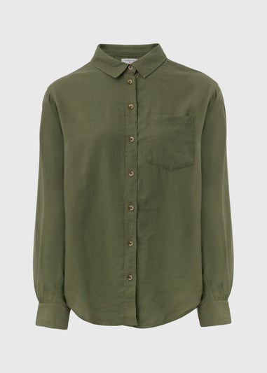 Khaki Linen Shirt